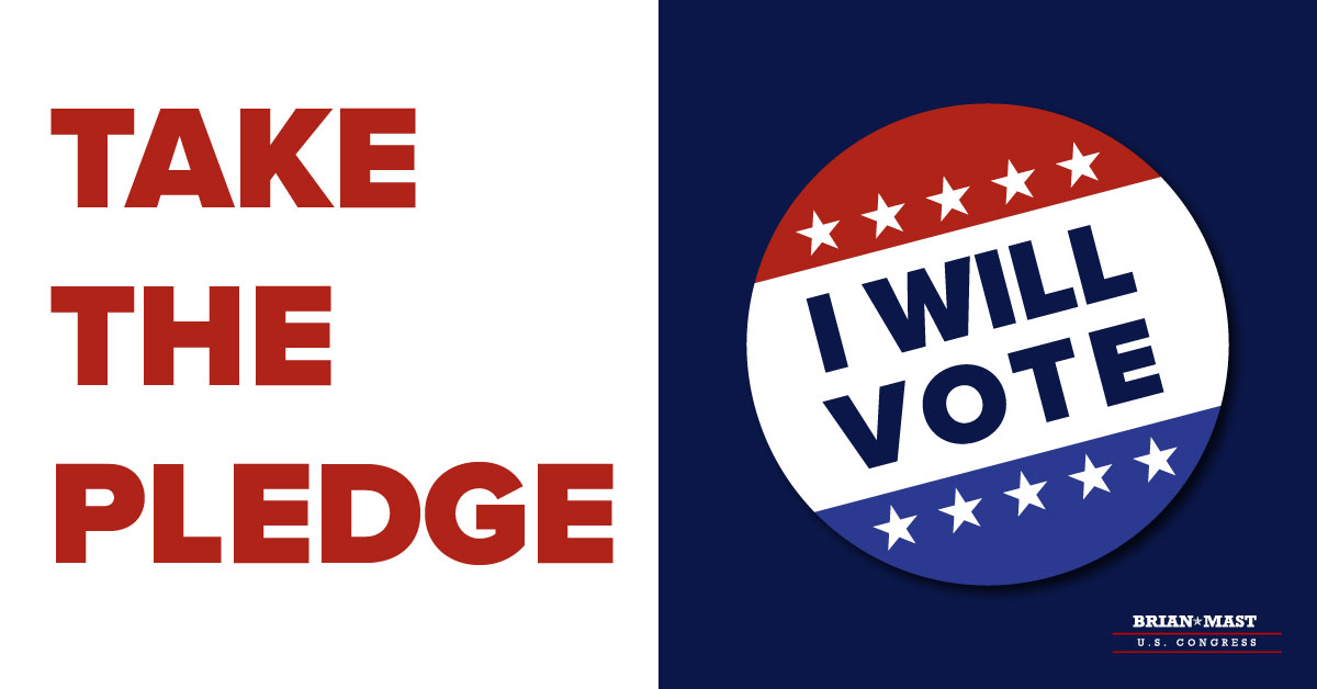 Take the Pledge to Vote! Sign Below!