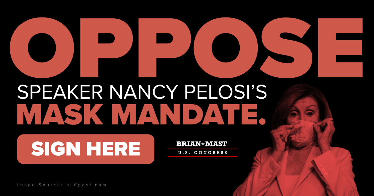 Sign the Petition: Oppose Pelosi’s Mask Mandate