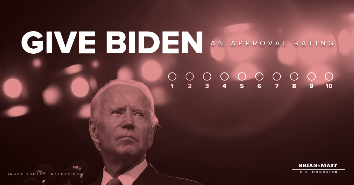 Give Biden an Approval Rating