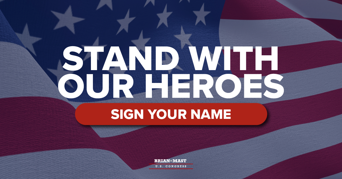 Stand with our heroes: sign your name