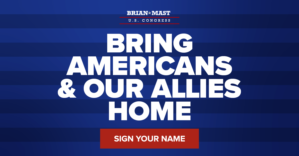 Sign your name to bring Americans & our allies home!