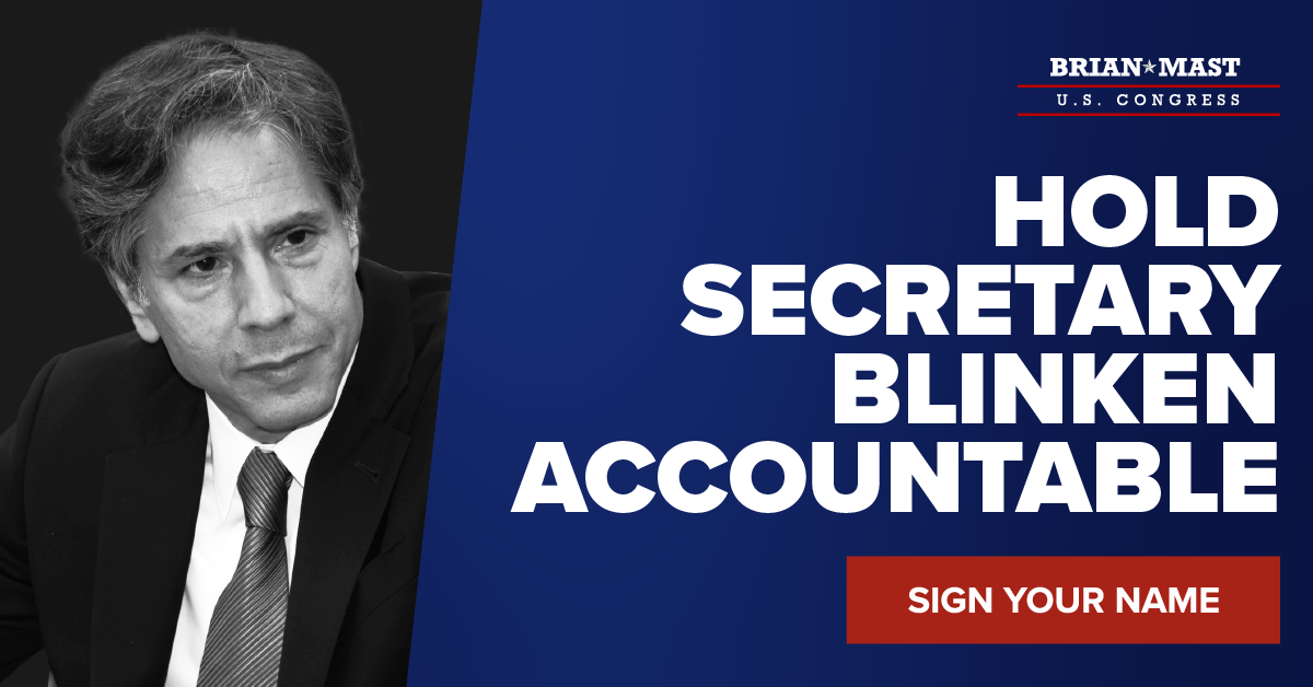 Sign the petition: Hold Blinken Accountable!