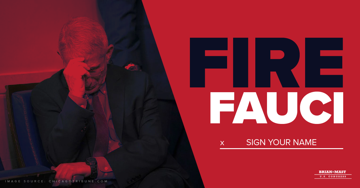 Fire Fauci: Sign the petition!