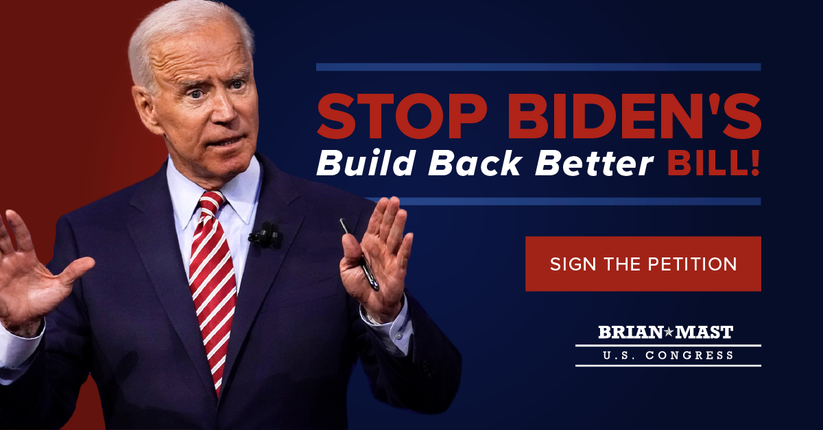 Sign The Petition: Stop Biden's Build Back Better Bill! - Mast For ...