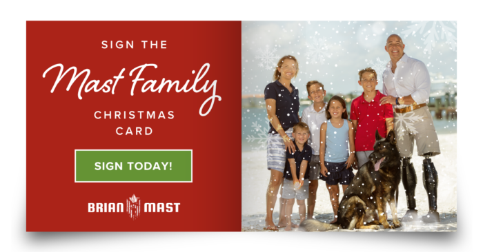 Wish The Mast Family Merry Christmas!